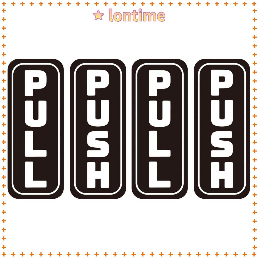 Bộ 2 Miếng Dán Màu Đen Trang Trí Cửa Hàng