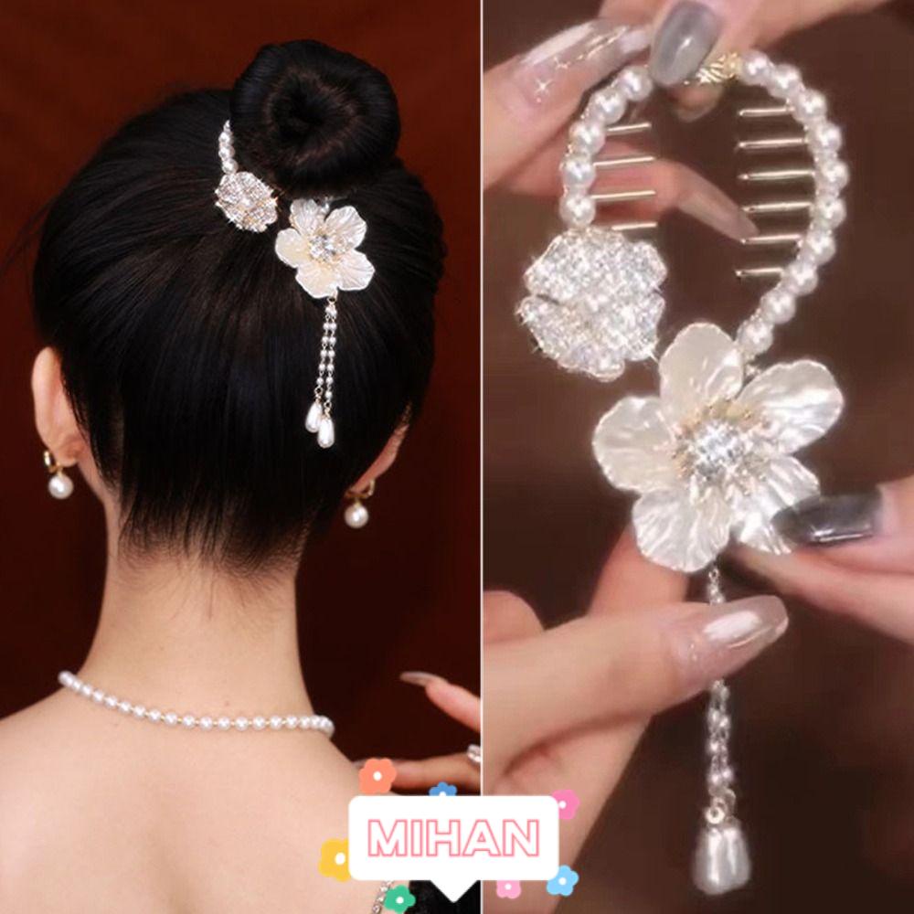 Kẹp Tóc Hình Cá Mập Hoa Trà MIHAN1