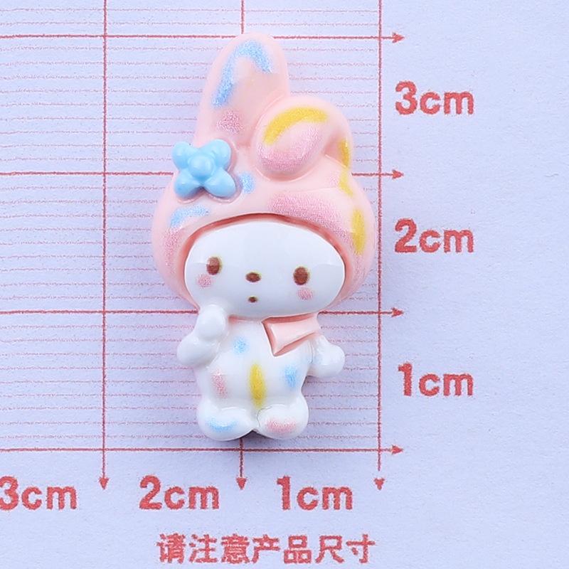 Phụ Kiện Trang Trí Điện Thoại Hình Đôi Giày Crocs Màu Laser Kuromi Diy