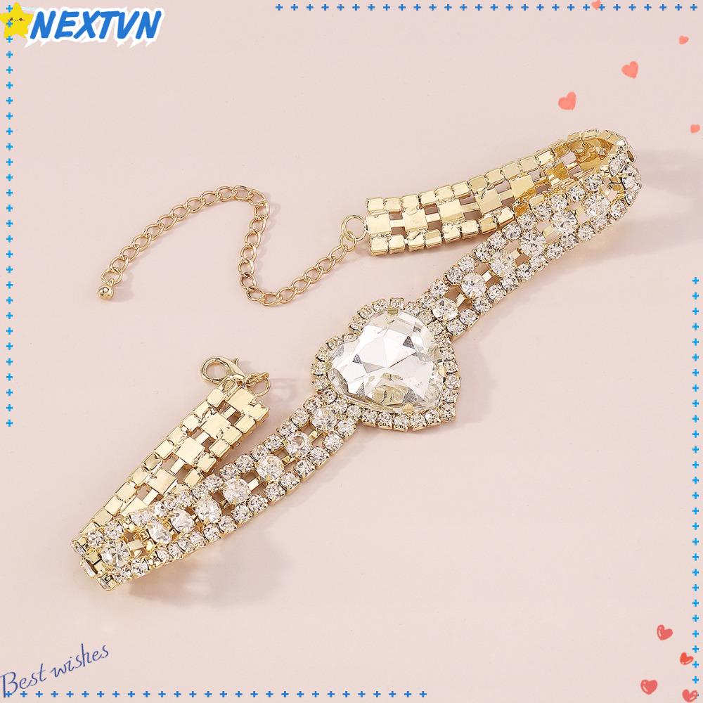 Vòng Cổ Choker Mặt Trái Tim Thời Trang Cho Nữ