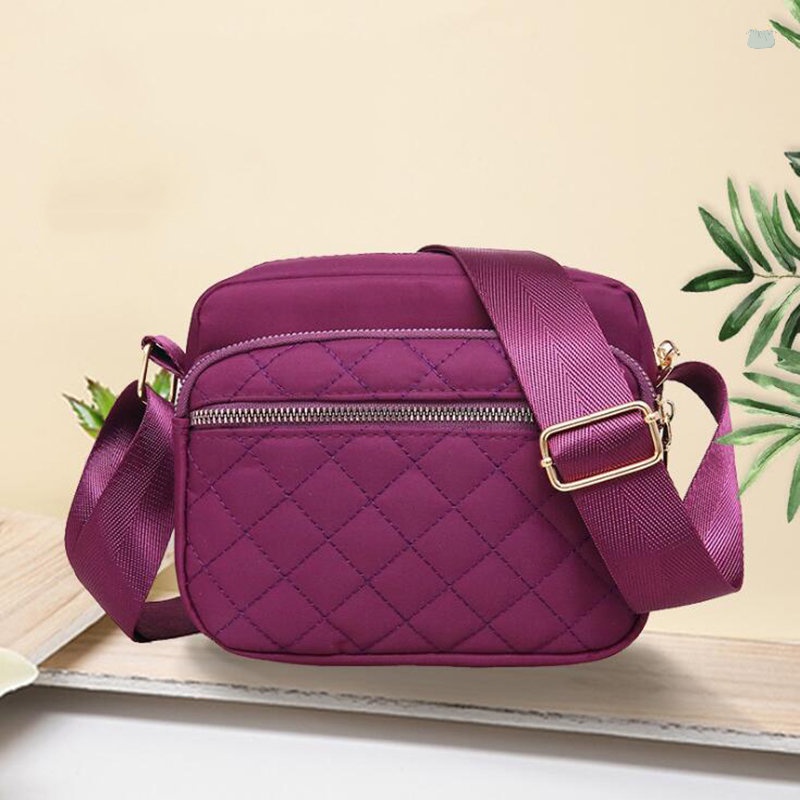 Túi Đeo Vai Họa Tiết Kẻ Sọc Thời Trang Xinh Xắn Cho Nữ (b7w)