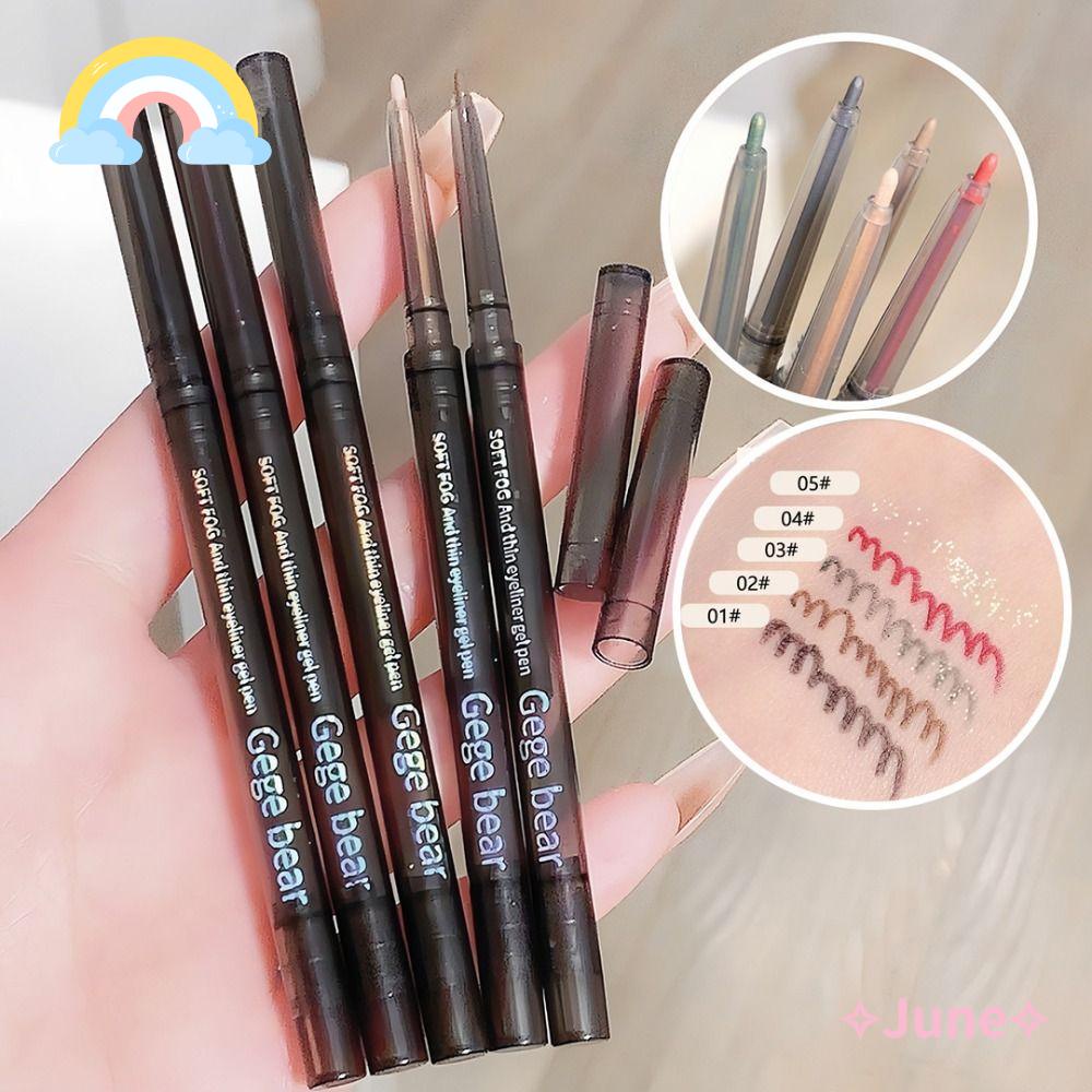 JUNE Bút Kẻ Mắt Màu Nâu Và Đen Lâu Trôi Chuyên Dụng Cho Trang Điểm
