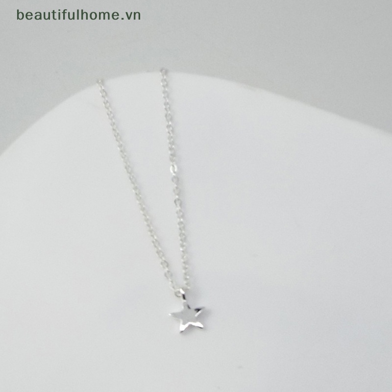 [beautifulhome] Vòng Cổ Choker Dây Xích Màu Vàng / Bạc Trang Sức Hình Ngôi Sao / Trái Tim Làm Đẹp Cho Nữ [beauty