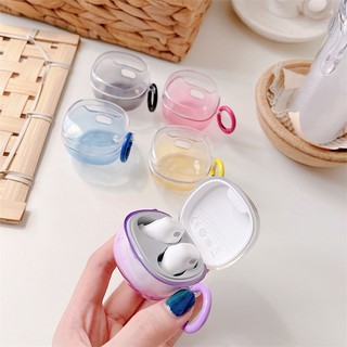 Cho baseus wm02 plus ốp tai ng case vỏ bảo vệ hộp đựng tai nghe baseus wm02 plus màu gradient trong suốt