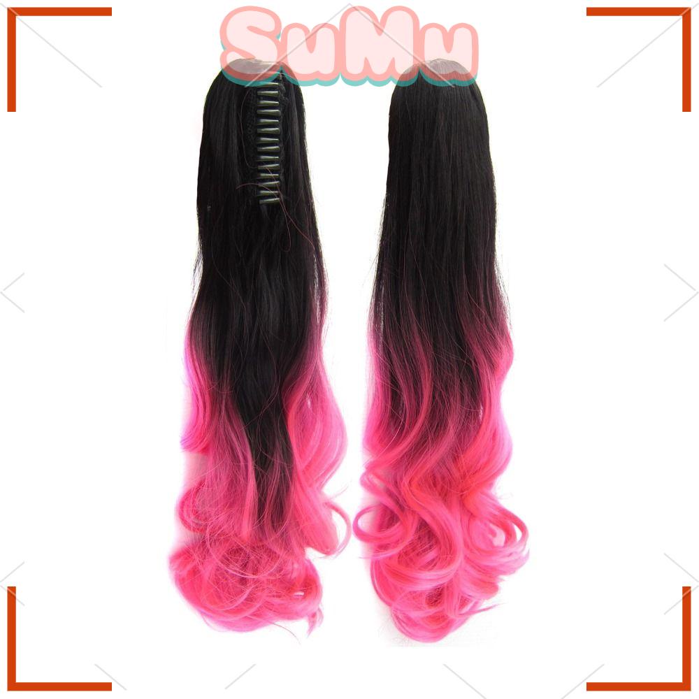 Tóc Giả Xoăn Nối Dài Nhiều Màu Sắc Có Kẹp Càng Cua Dành Cho Nữ