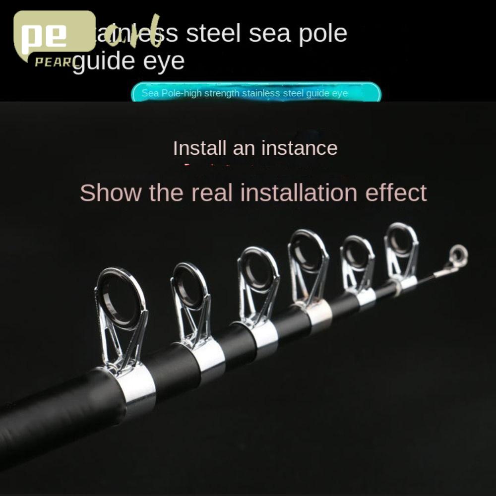 .Bộ Dụng Cụ Hỗ Trợ Sửa Chữa Cần Câu Cá Bằng Thép Không Gỉ Đường Kính Trong 3.0mm-7.5mm