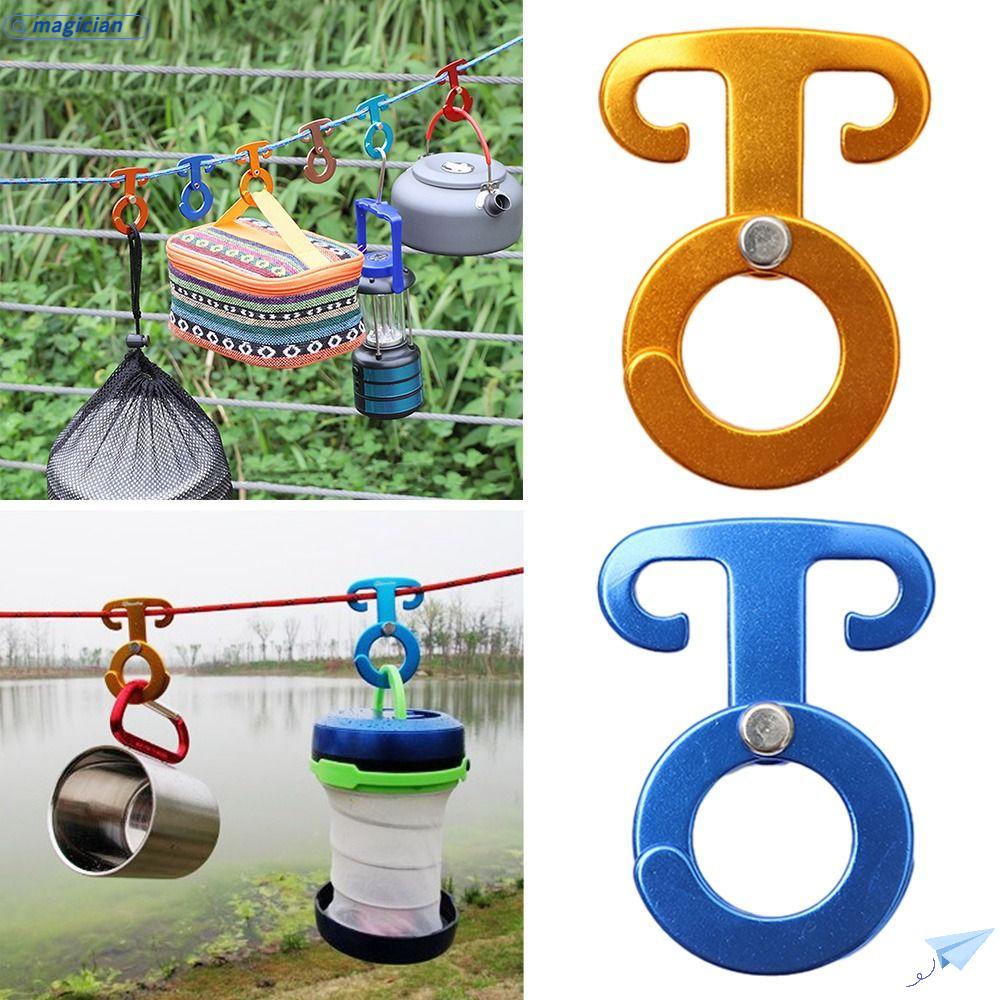 Bộ 3 Móc Khóa Dây Dựng Lều Bằng Nhôm Siêu Nhẹ