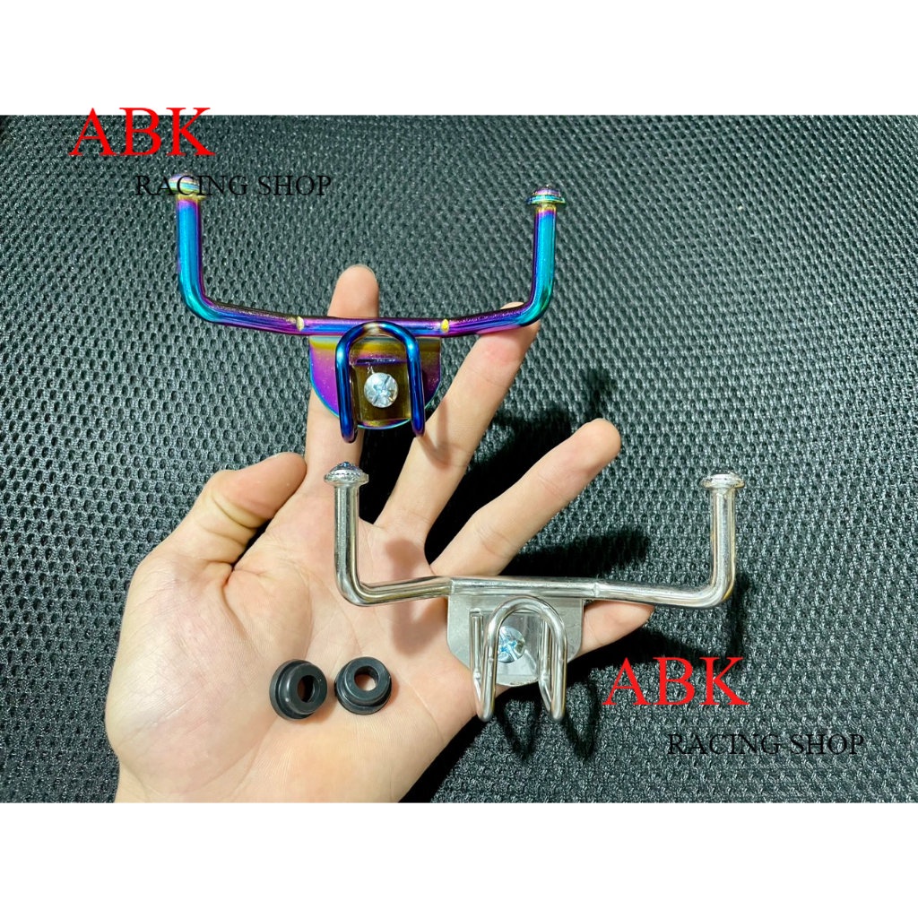 COMBO Móc treo đồ xe máy Vario Vision và móc u inox 304 xi titan 7 màu và màu trắng gắn nhiều xe máy