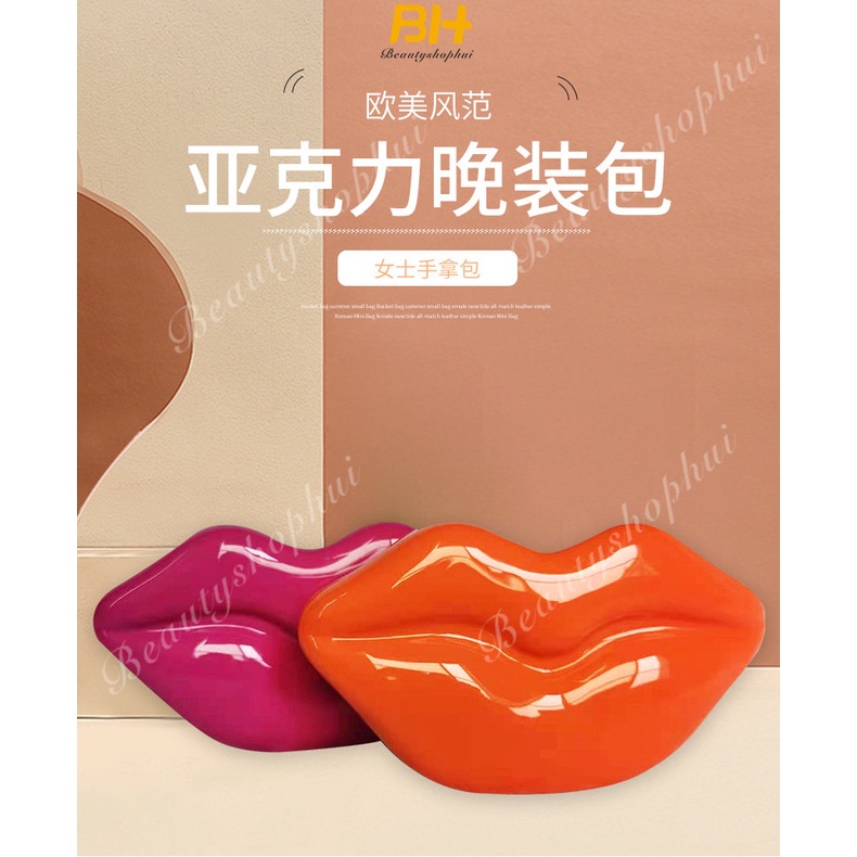 Túi Xách Thời Trang Nữ Acrylic Đầy Màu Sắc Mới