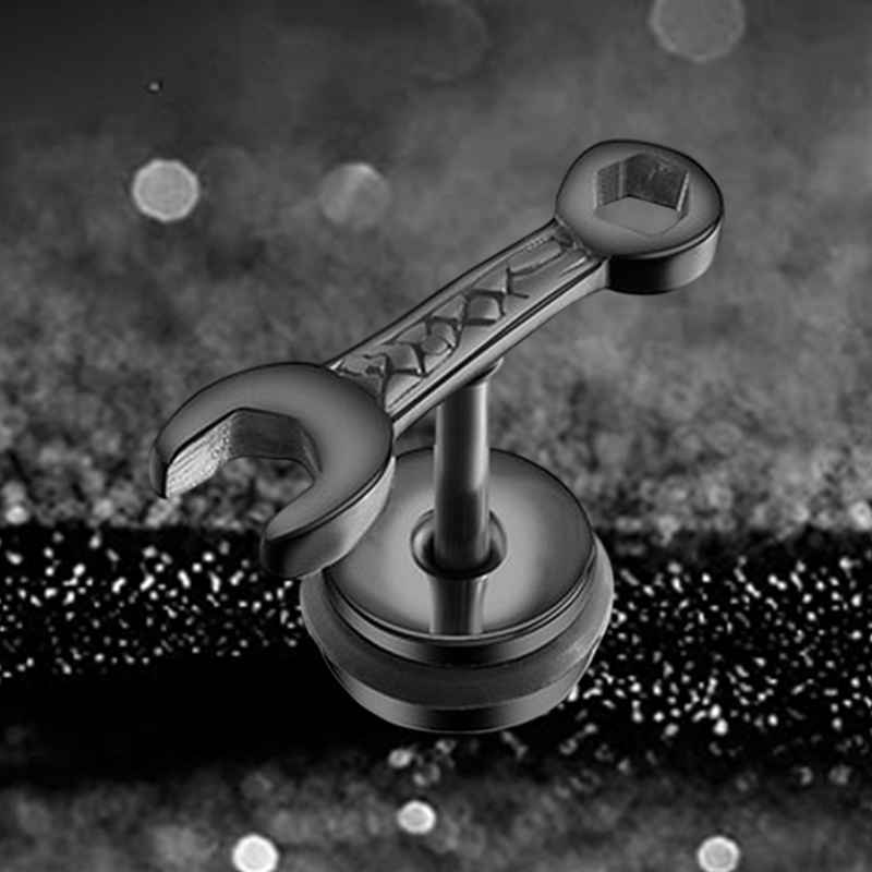 Khuyên Tai Hình Cờ Lê Bằng Thép Không Gỉ Thời Trang Cá Tính