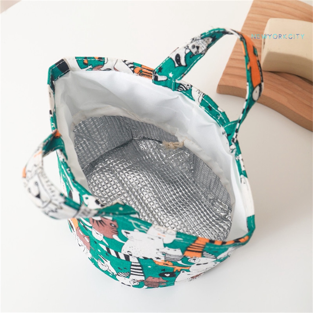 Túi Làm Mát CY-Lunch Sức Chứa Lớn Bằng Vải Bạt Dày Dặn Có Tay Cầm Cho Hoạt Động Dã Ngoại