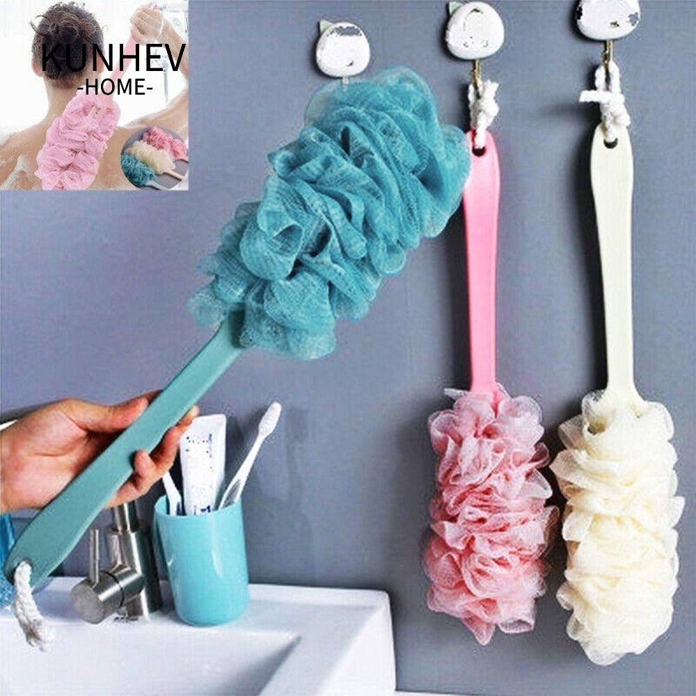 KUNHEV Bàn Chải Chà Lưng Cán Dài Di Động Tiện Dụng Cho Gia Đình