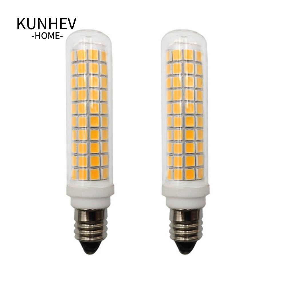 KUNHEV Set 2 Bóng Đèn LED E11 E11 10w 1000lm 104 * 2835 Ánh Sáng Trắng Ấm