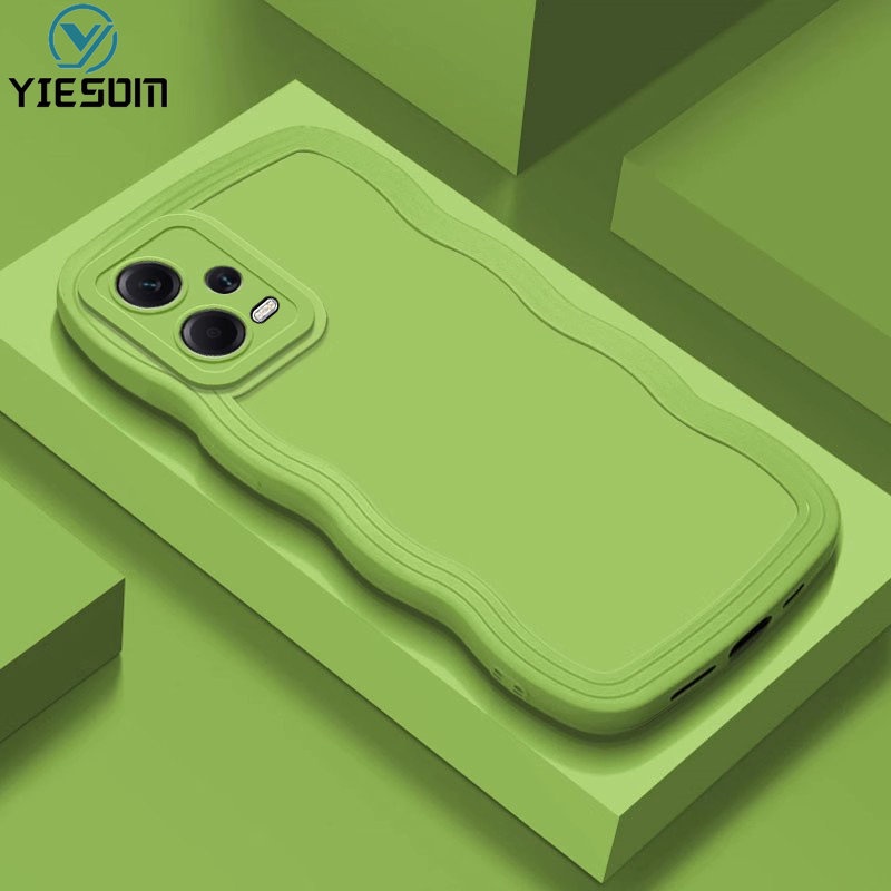 Ốp Điện Thoại Silicon Mềm Màu Kẹo Họa Tiết Sóng Biển Cho Xiaomi Redmi Note 12 11 10 Pro 4G 5G Note 11S 10S 9S 9 8 7 Pro Sự Bảo Vệ