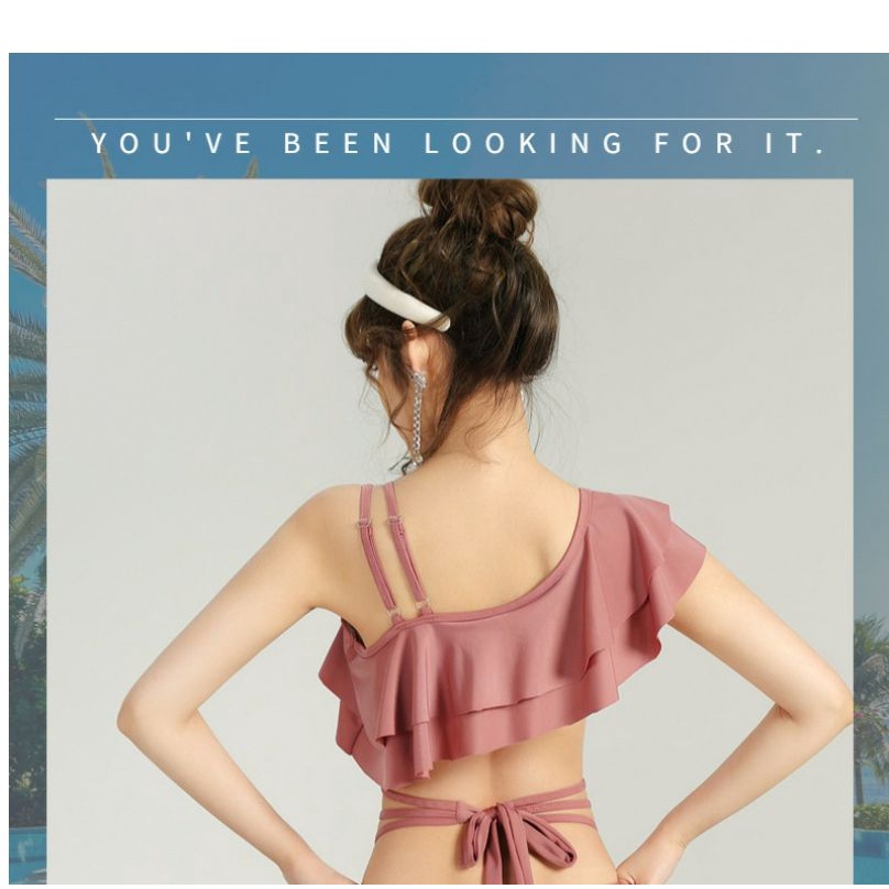 Bộ Đồ Bơi Hai Mảnh Phong Cách Hàn Quốc Thời Trang Mùa Xuân 2023 Cho Nữ