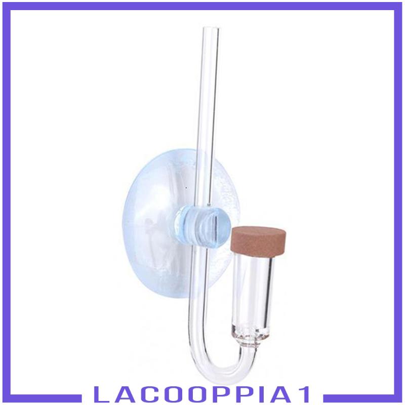 1 [Lacooppia] Máy Khuếch Tán Bong Bóng CO2 Trong Suốt Cho Bể Cá