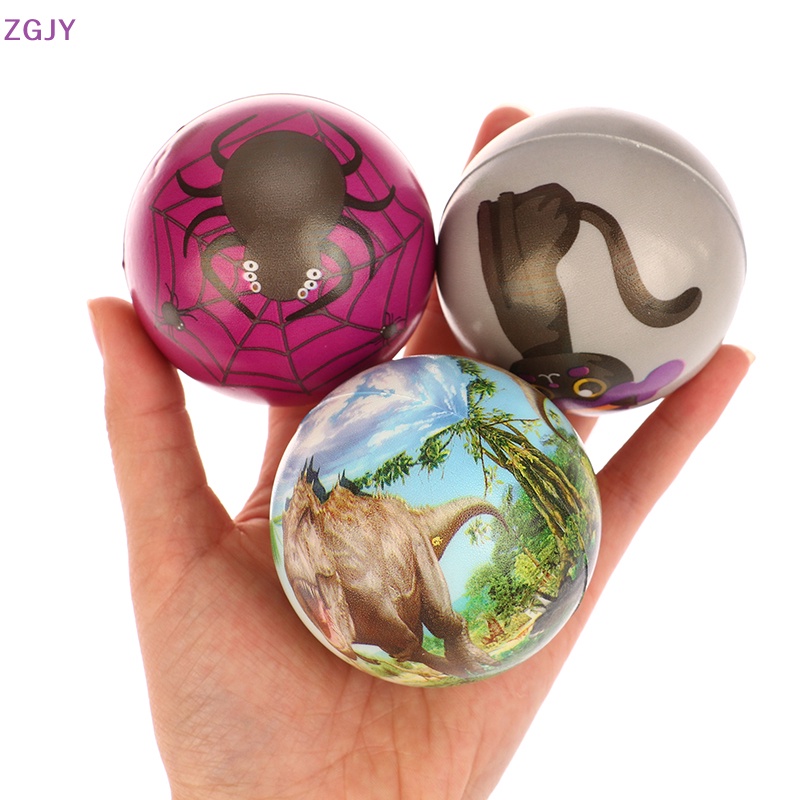 1 Quả Bóng Xốp PU Đồ Chơi Giảm Căng Thẳng 6.3cm Dành Cho Trẻ Em Mới