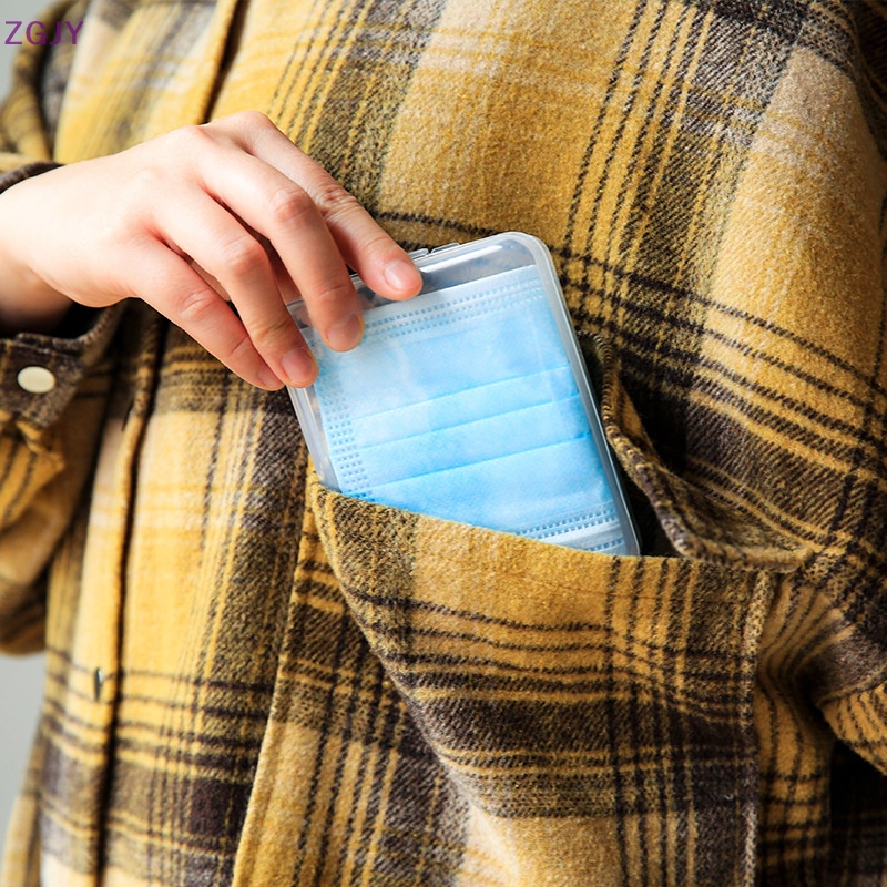 Hộp Đựng Khẩu Trang Chống Bụi Tiện Dụng Cho Gia Đình Mới