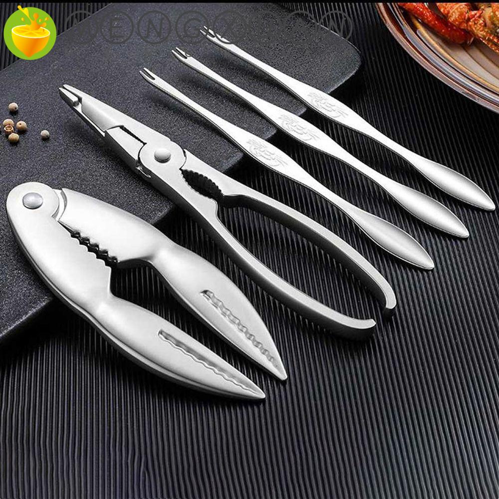MENGXUAN Bộ Dụng Cụ Ăn Cua Bằng Thép Không Gỉ Tiện Lợi