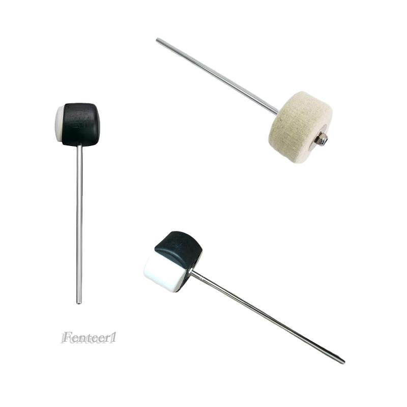 [Fenteer1] Dùi Đánh Trống Bass Chuyên Nghiệp Trục Kim Loại Gọn Nhẹ