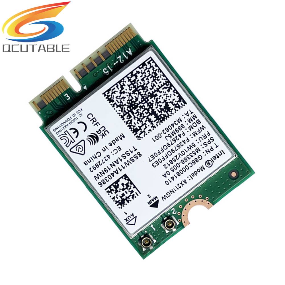 Thẻ Mạng Không Dây 2.4GHz / 5GHz WIFI6E Băng Tần Kép 3000Mbps Cho Laptop
