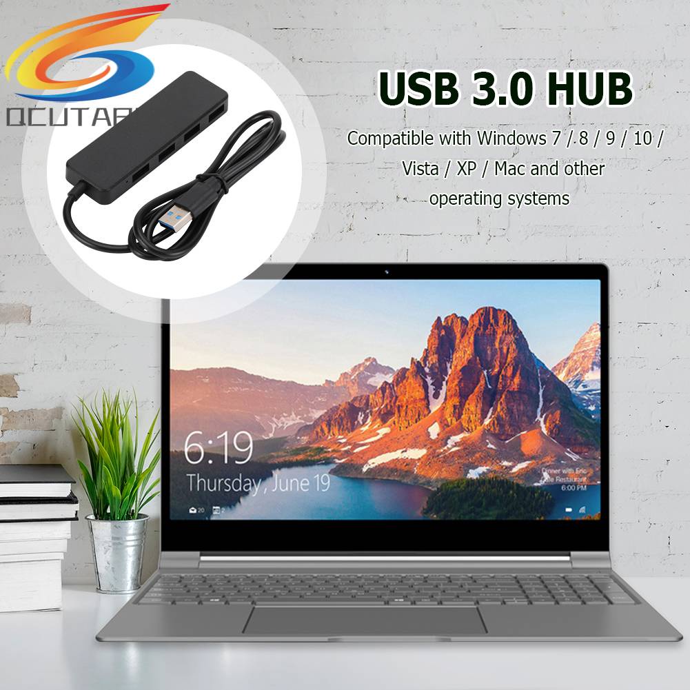 Ultra Bộ Chia 4 Cổng USB 3.0 Tốc Độ Cao Cho Máy Tính