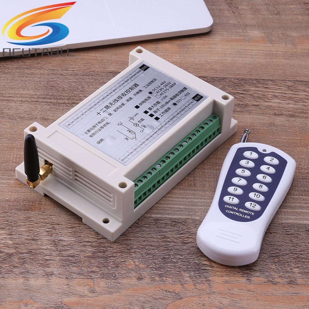 Mô Đun Rơ Le Điều Khiển Từ Xa DC 12V Dễ Sử Dụng Dành Cho Quạt Trần Garage