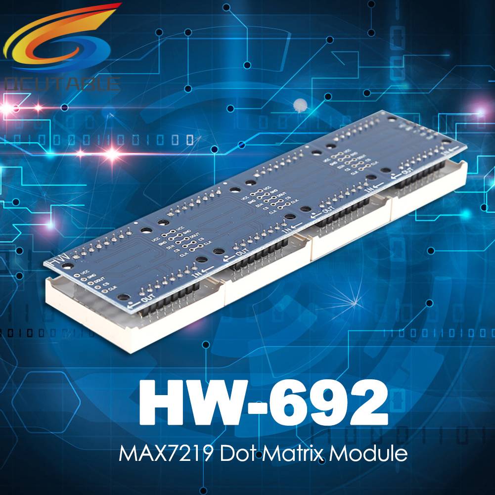 Bảng Mạch Điều Khiển Ma Trận 4 Trong 1 MAX7219