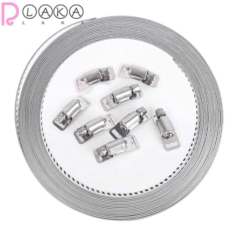 LAKAMIER Kẹp Ống Nước Bằng Thép Không Gỉ 304 13Ft Chất Lượng Cao