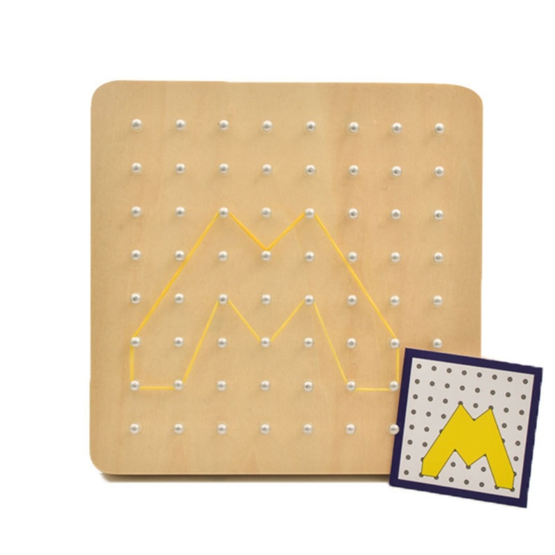 Bộ Đồ Chơi Bảng Xếp Hình Nhiều Màu Sắc Vui Nhộn Dành Cho Trẻ Mẫu Giáo