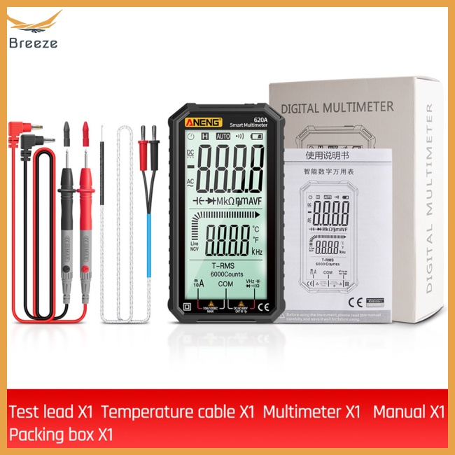 Đồng Hồ Vạn Năng Kỹ Thuật Số 620a Màn Hình Lcd 4.7 Inch