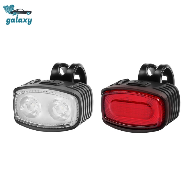 Galaxy Bộ 2 Đèn Led Cảnh Báo Trọng Lượng Nhẹ Chống Thấm Nước Cho Xe Đạp Leo Núi