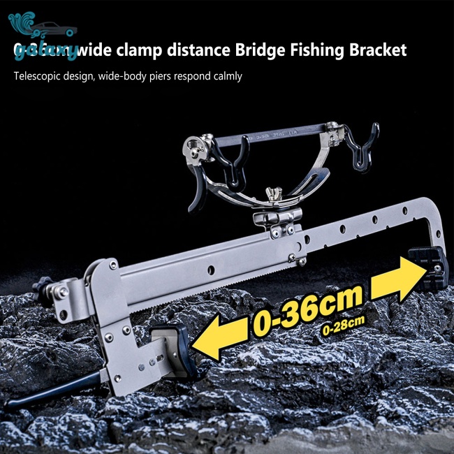 Galaxy Giá Đỡ Cần Câu Cá Bằng Thép Không Gỉ 28 / 36cm