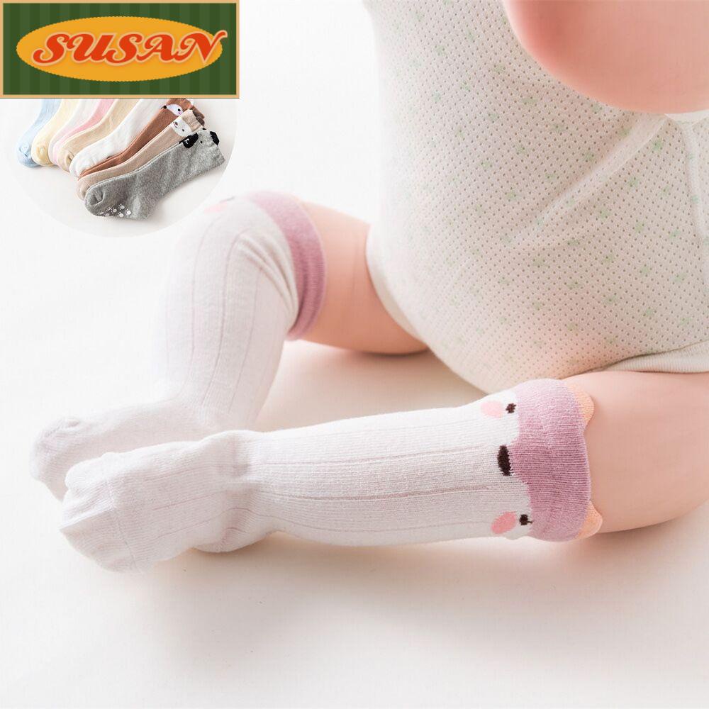 SUSANS Tất Lưới Dài Thoáng Khí In Họa Tiết Thú Hoạt Hình Dễ Thương Cho Bé