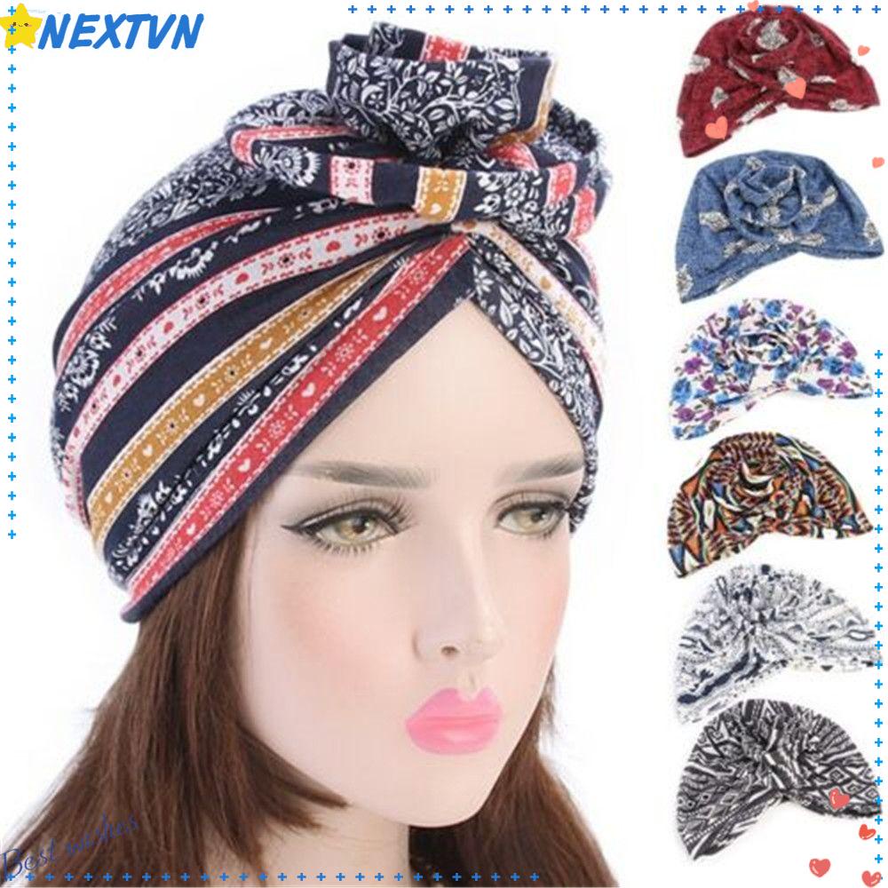 NEXTVN Mũ Turban Trùm Đầu Co Giãn