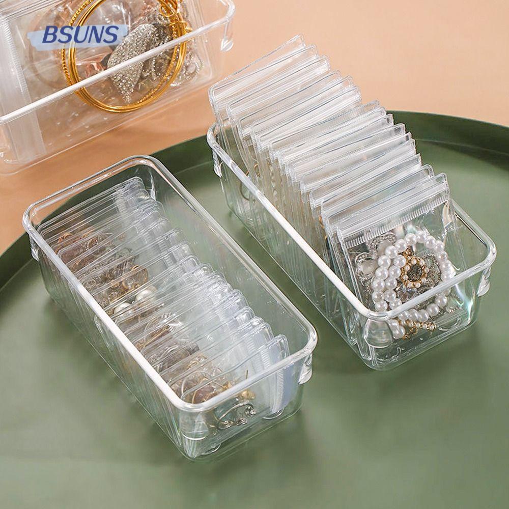 Túi Zip Đựng Trang Sức Bằng Nhựa PVC Tự Đóng Kín Tiện Dụng