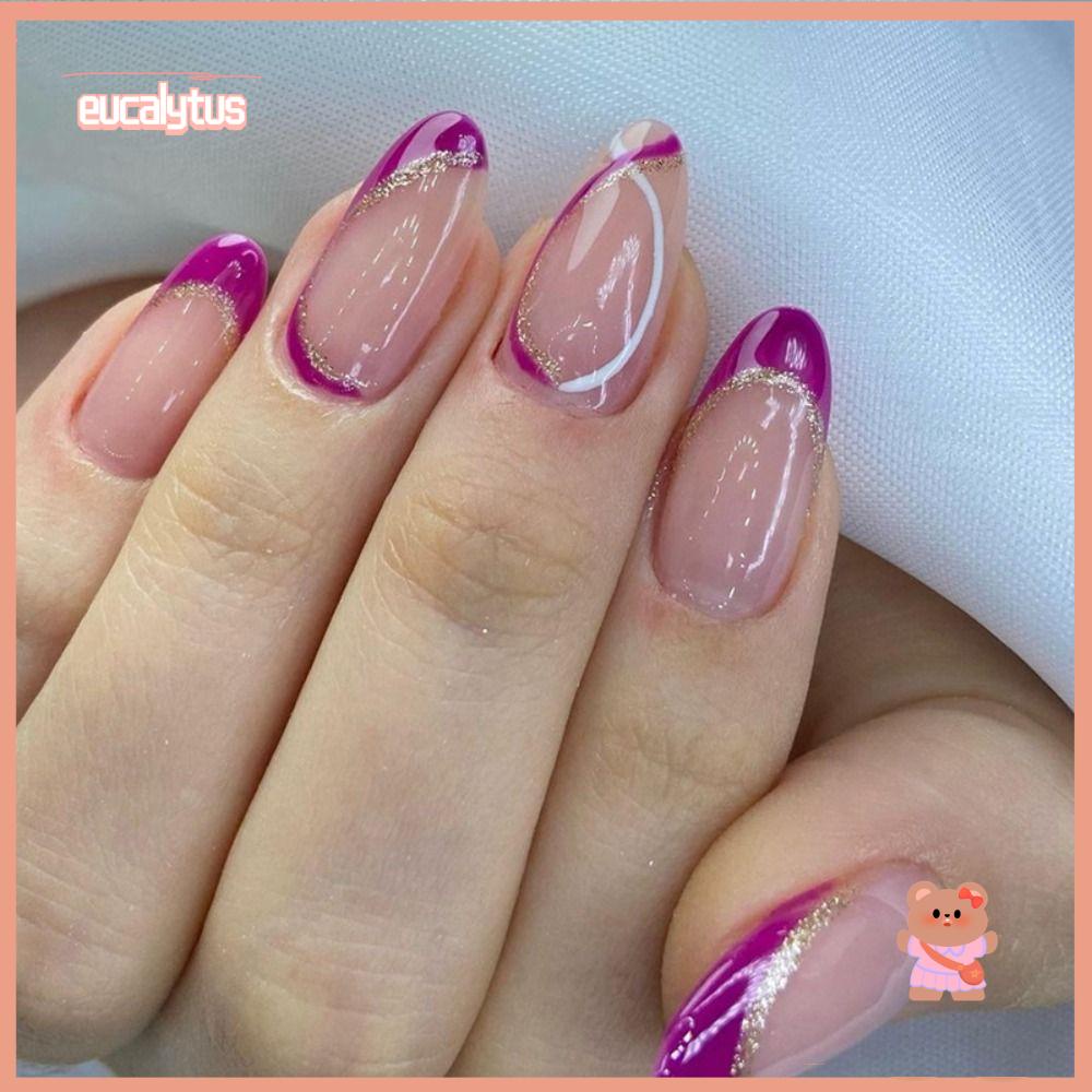 EUTUS Bộ 24 Móng Tay Giả Có Thể Tháo Rời