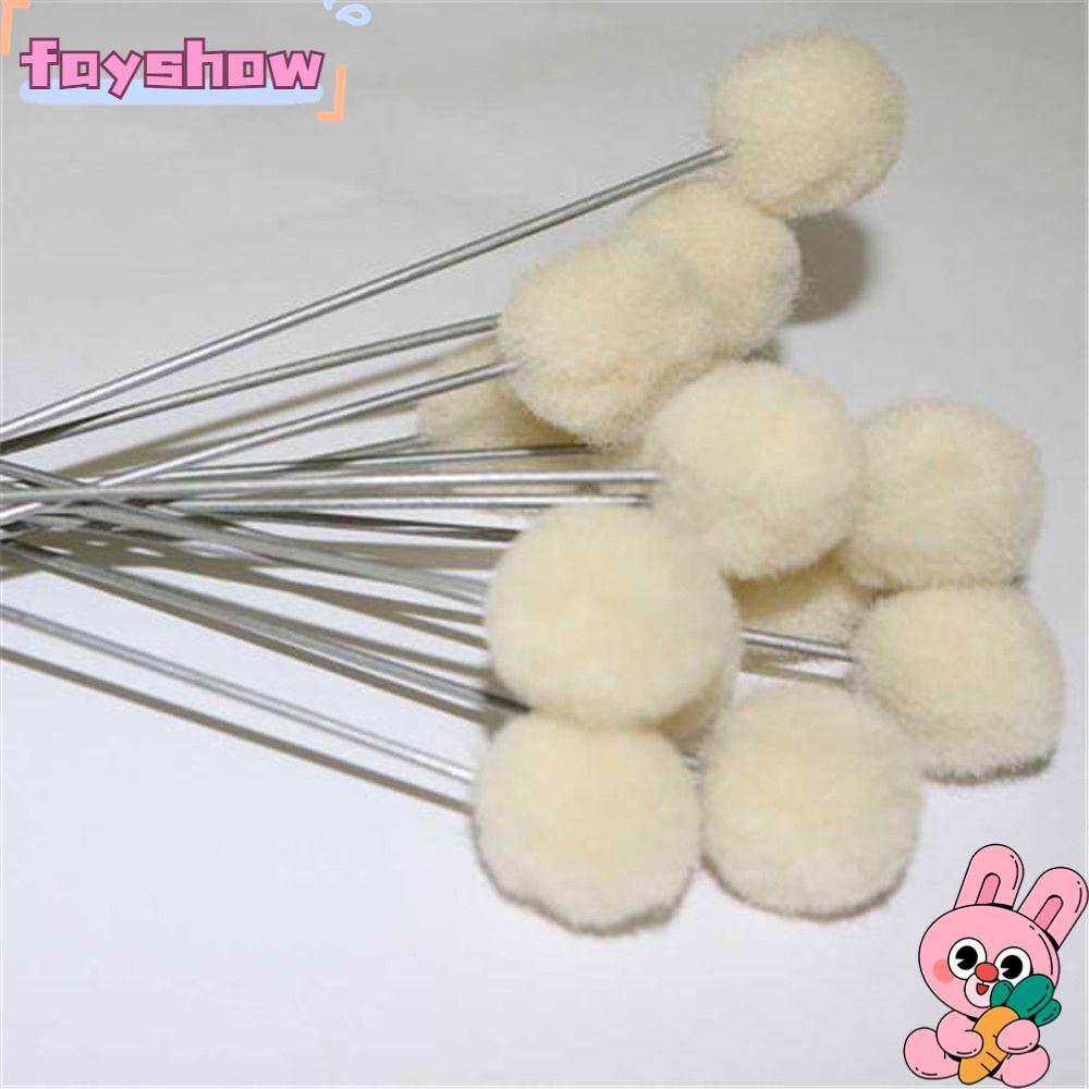 FAY Set 10 / 20 Cọ Trang Điểm Cán Kim Loại