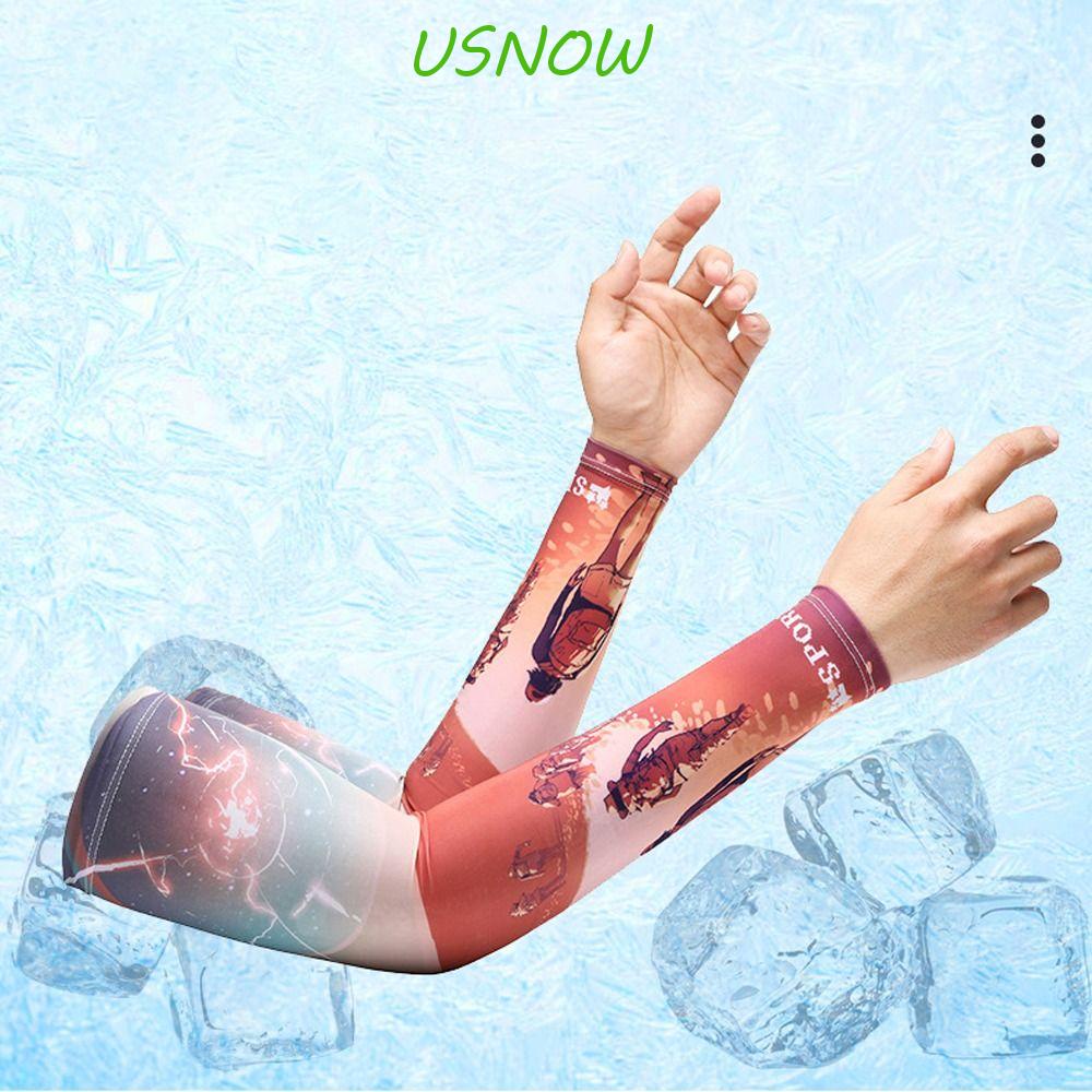 Găng Cánh Tay Chống Nắng Và Tia UV Bằng Lụa Lạnh Bảo Vệ Toàn Diện Khi Chơi Thể Thao