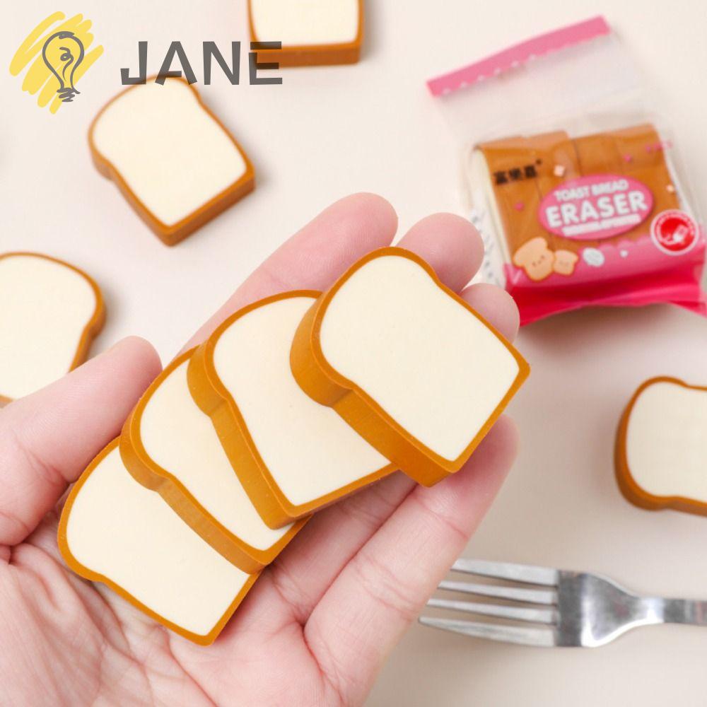 Cục Tẩy Bằng Cao Su Hình Bánh Quy / Bánh Mì / Khoai Tây Chiên Dành Cho Học Sinh