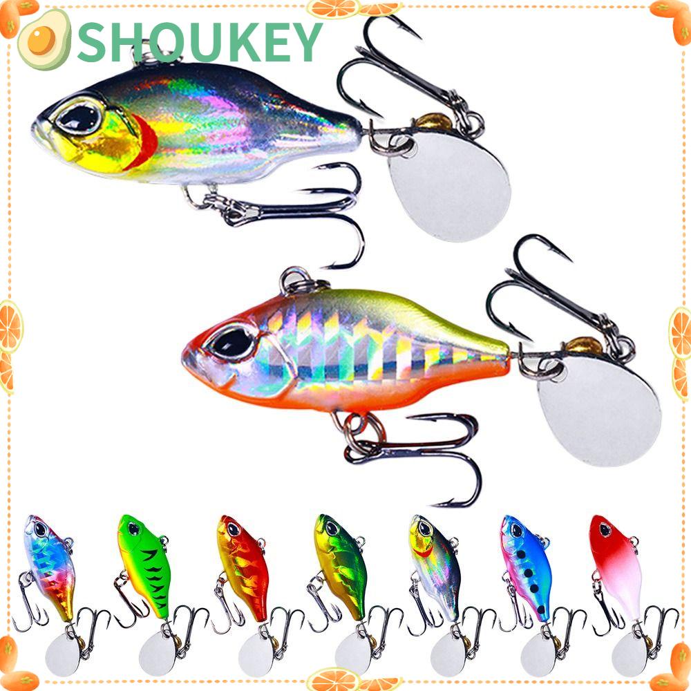 SHOUKEY Mồi Câu Cá Giả Bằng Kim Loại Có Móc