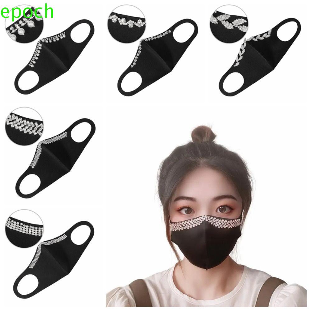 Khẩu Trang EPOCH Vải Co Giãn Có Thể Giặt Lại Dùng Hóa Trang