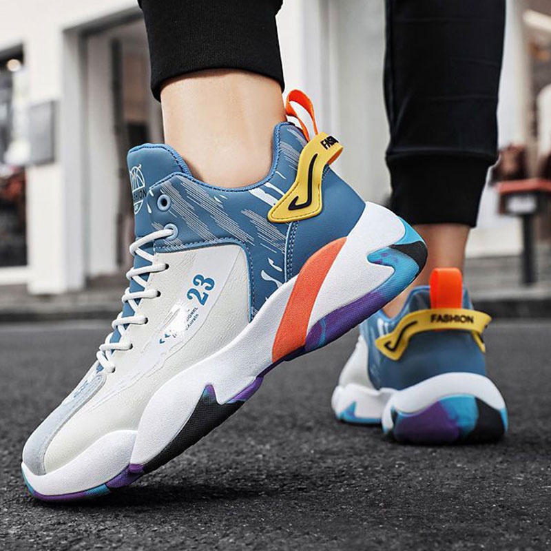 GUDETU  Giày Thể Thao Cổ Cao Thời Trang Mới Cho Nam