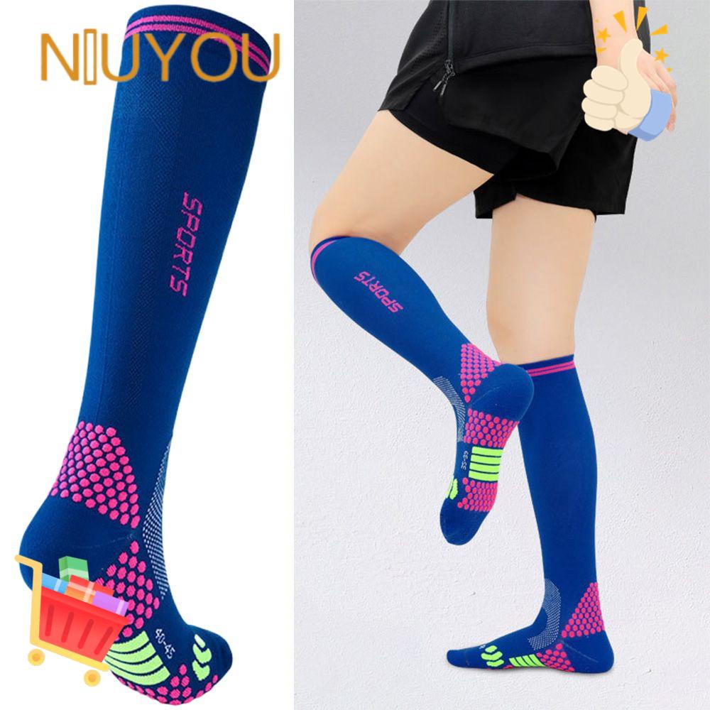 NIUYOU Vớ Dài Co Giãn Thấm Hút Mồ Hôi Thích Hợp Chơi Bóng Đá