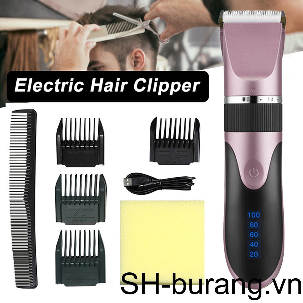 Tông Đơ Điện 0 8-2 0mm Không Lõi Có Thể Sạc Lại Kèm Lược Chải Tóc