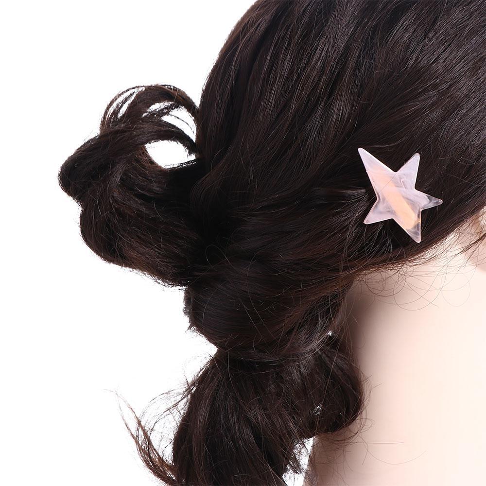 DANES Kẹp Tóc Ngôi Sao Năm Cánh Nhỏ Đơn Giản Cá Tính Cho Nữ