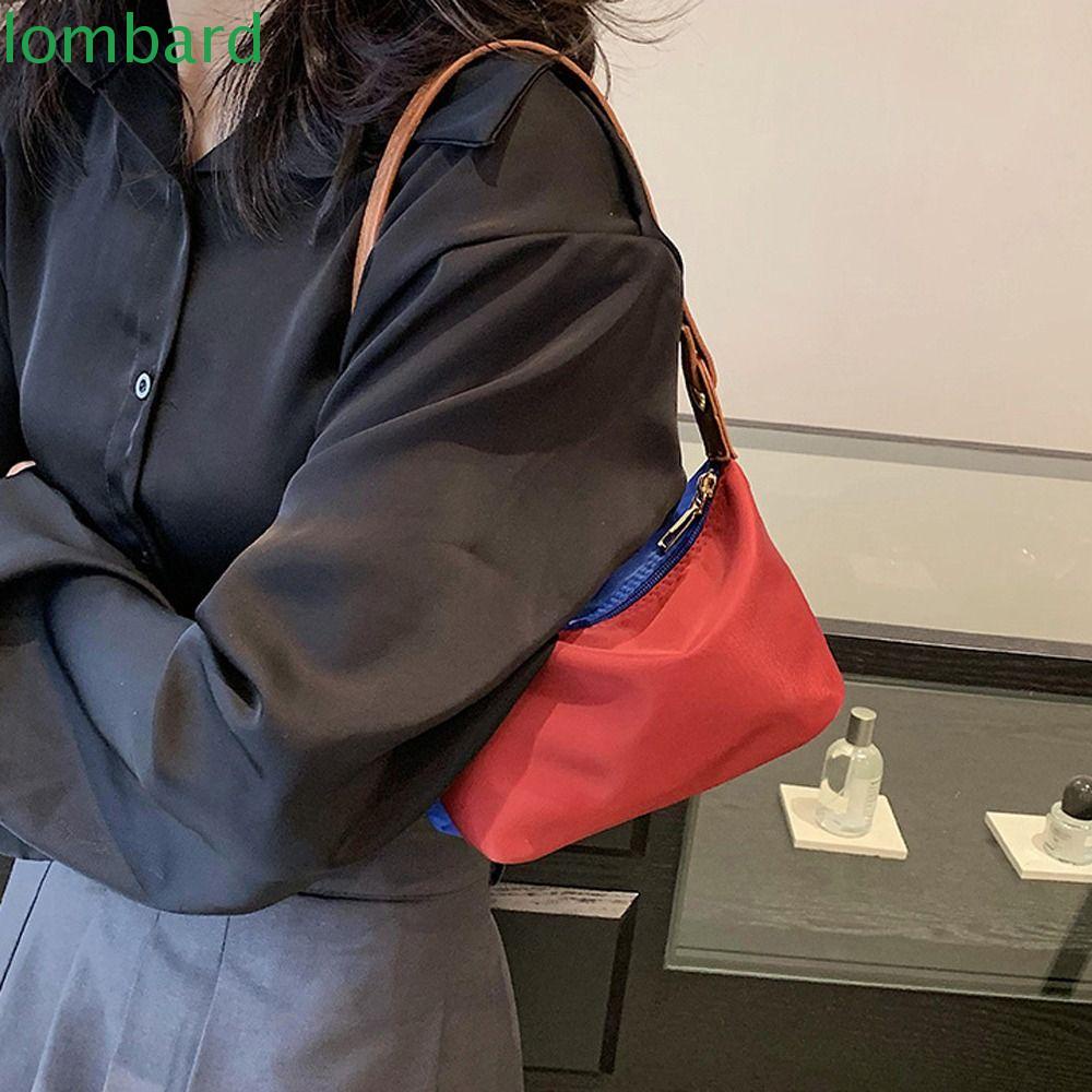 Túi Xách Đeo Vai Bằng Nylon Hai Mặt Hình Bánh Bao Sức Chứa Lớn Phong Cách Hàn Quốc Cho Nữ