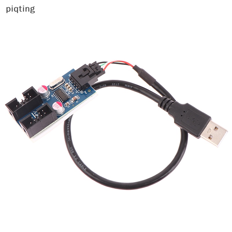 Thẻ Mở Rộng Piqt USB2.0 9Pin Male 1 Sang 2 Female