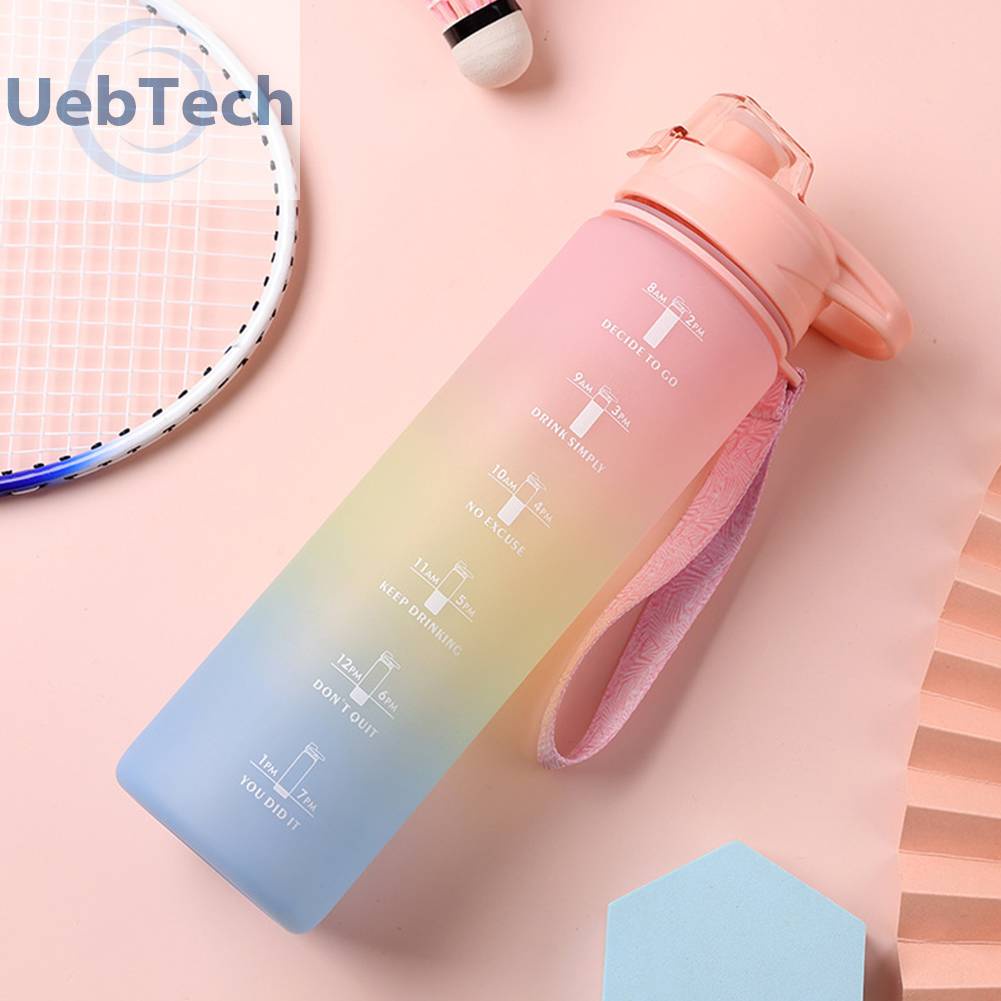 Bình Nước Thể Thao 1000ml Có Chỗ Để Bút Đánh Dấu Thời Gian Tiện Dụng