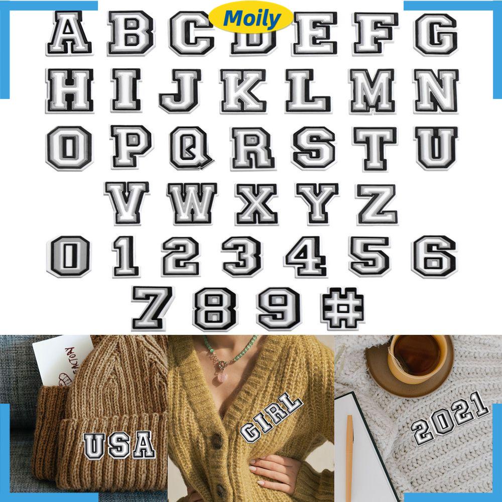 MOILYVN Phụ Kiện Trang Trí Giày Bằng PVC Hình Số &amp; Giày Độc Đáo Charms